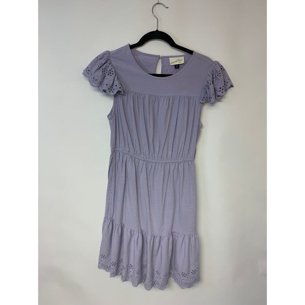 Universal Thread Lavender Eyelet Tiered Maxi Dress